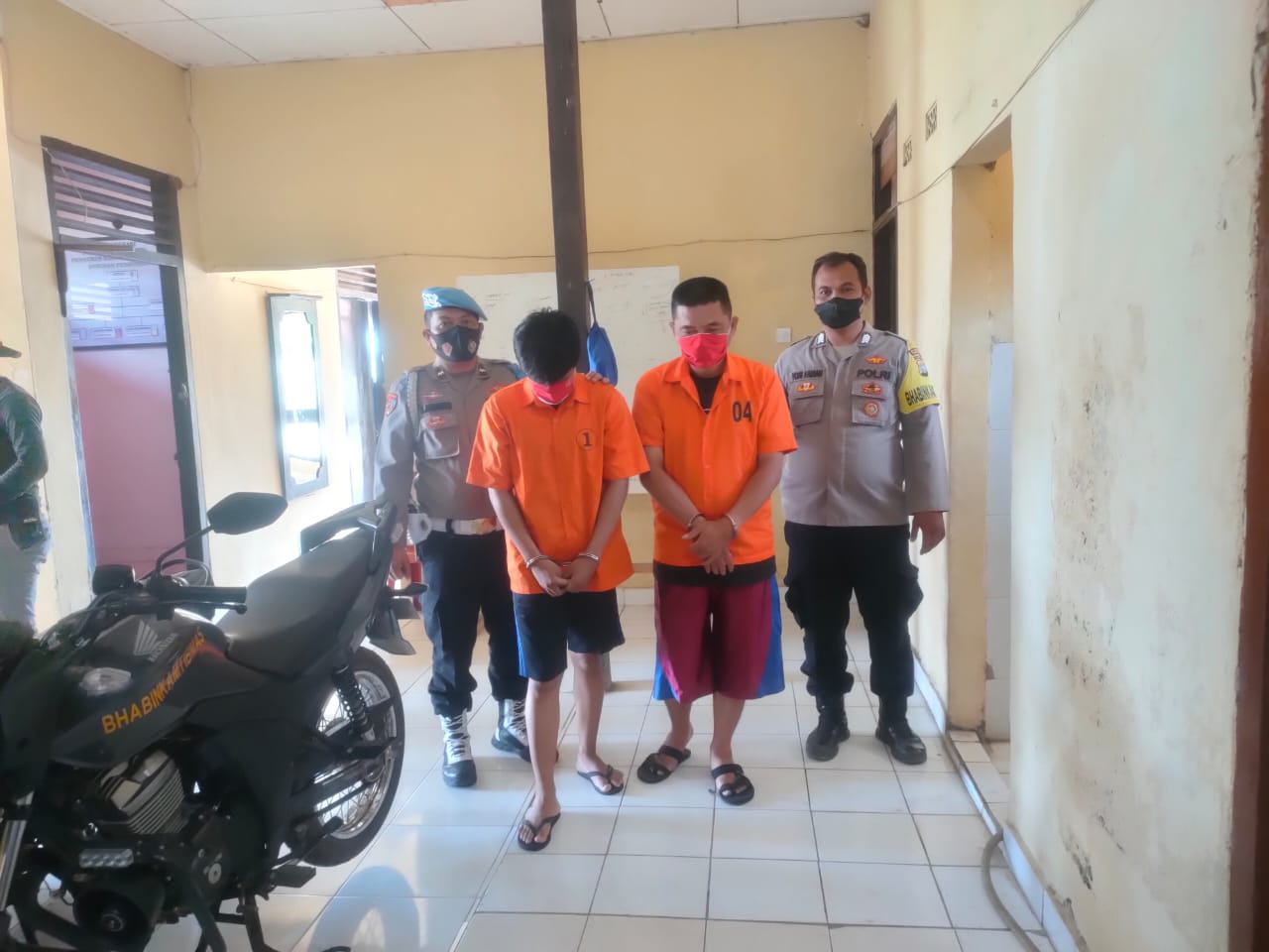 Polres Pringsewu kembali meringkus dua pelaku pencurian dengan kekerasan